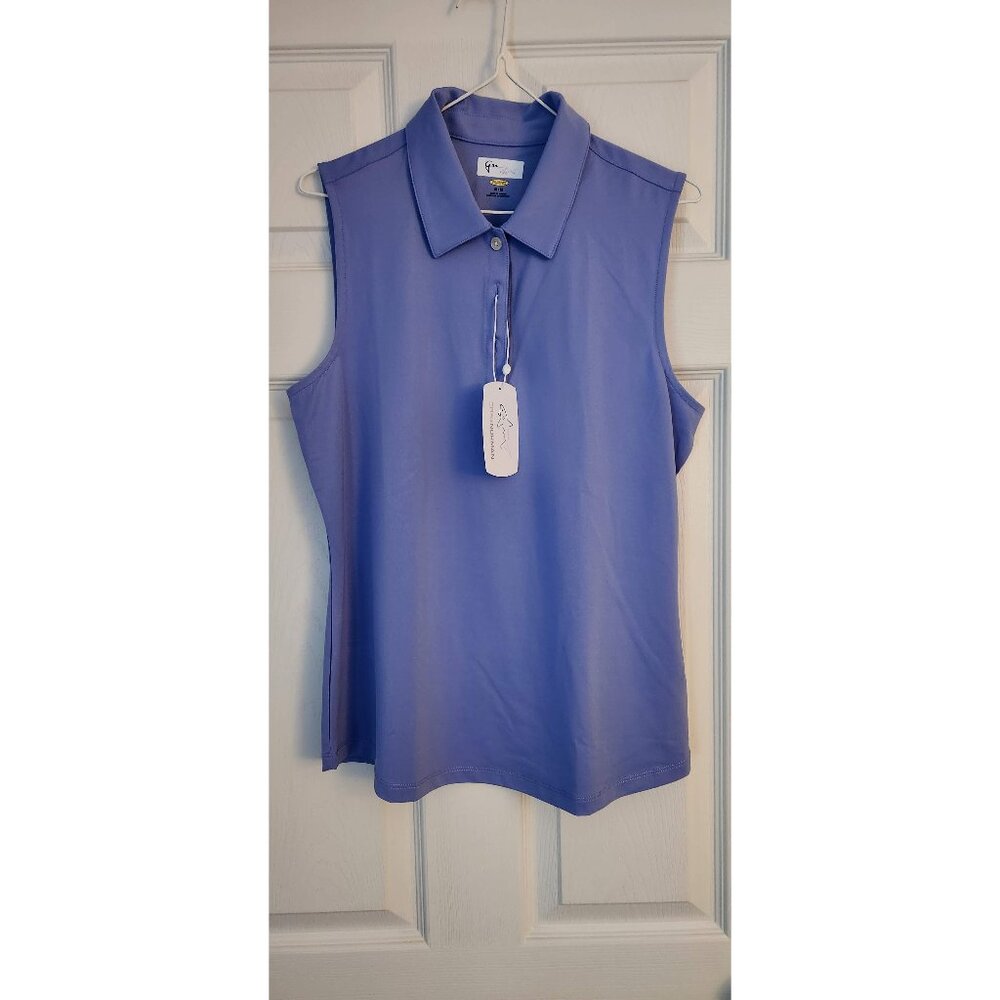 NWT Greg Norman Play Dry Sleeveless Polo